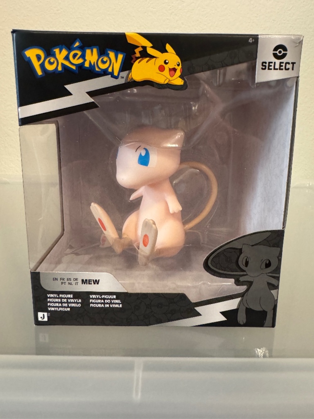 Pokémon Select Mew Series 1 Vinyl Figure Jazwares New Sealed